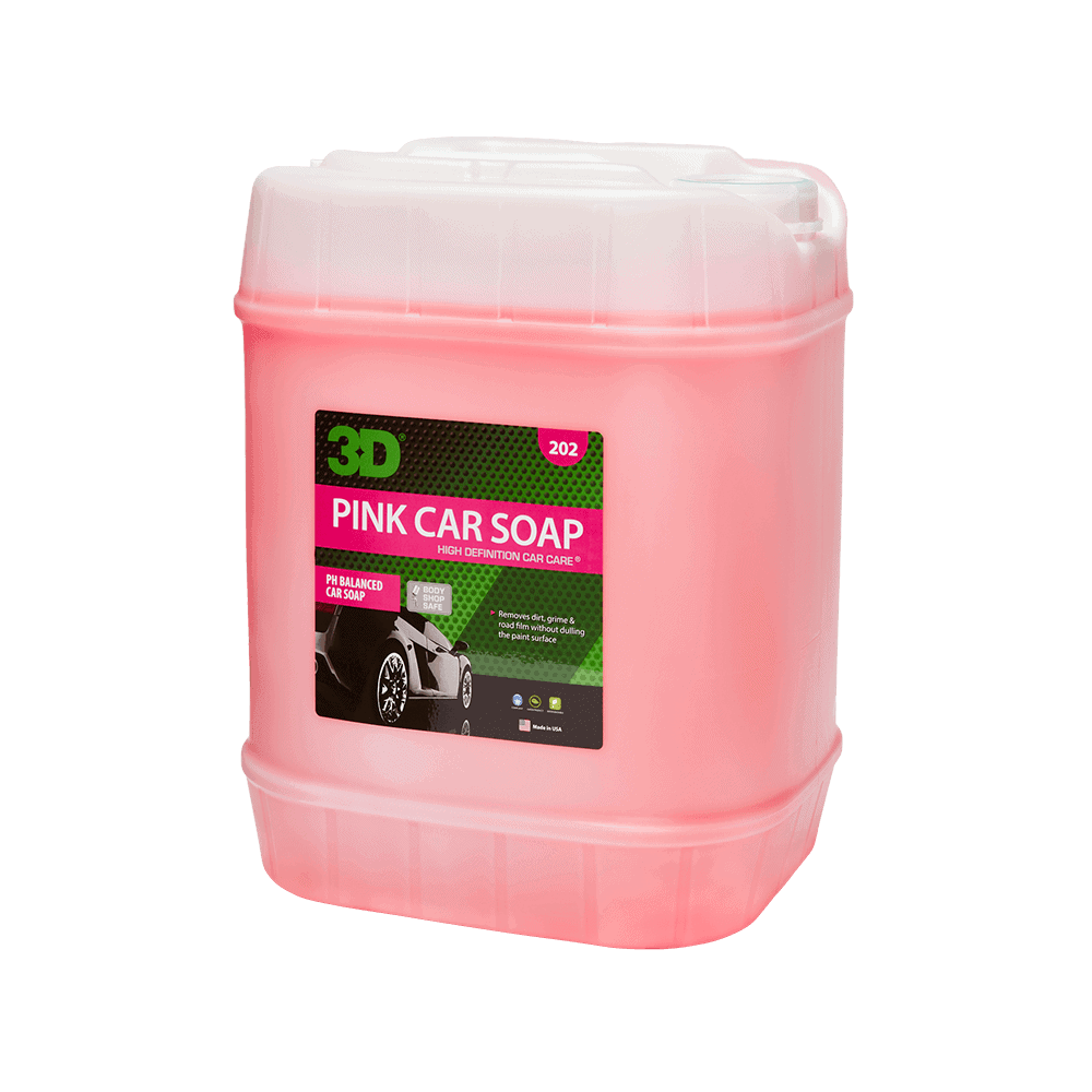 3D Pink Car Soap 5 Gal