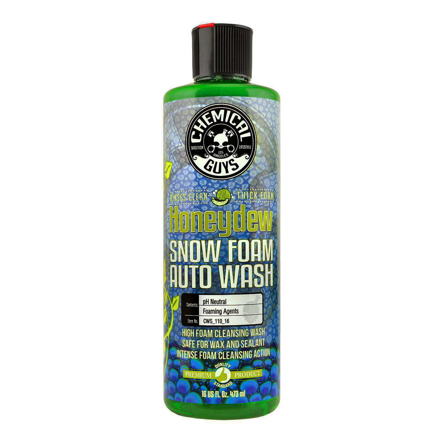 Chemical Guys CWS_110_16 Honeydew Snow Foam Car Wash Soap, 16 oz